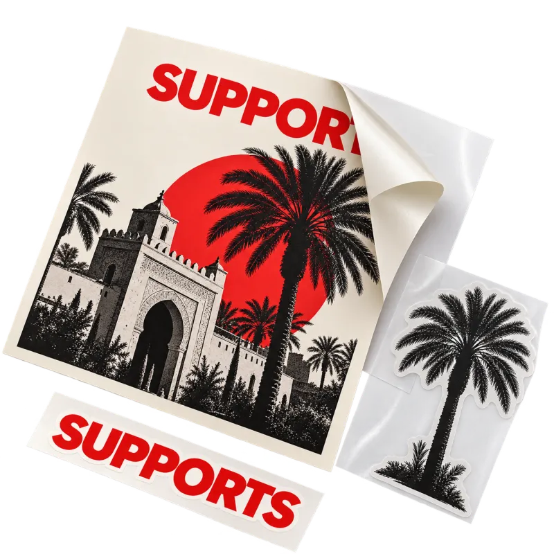 Stickers muraux imprimé par SUPPORTS à Marrakech