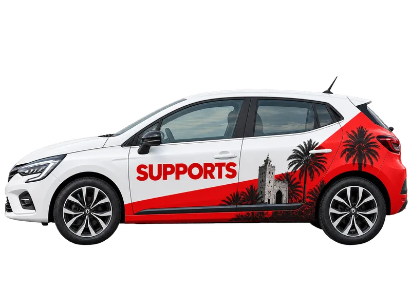 Voiture de petite taille imprimé par SUPPORTS à Marrakech